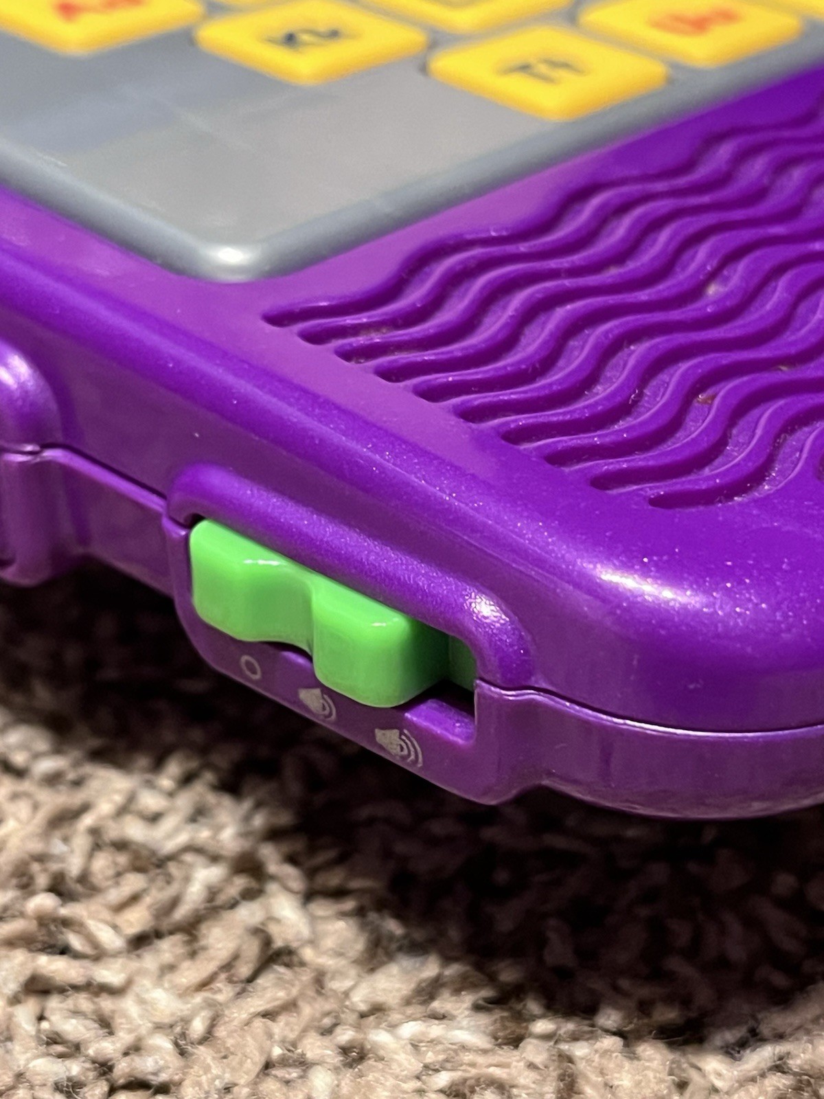 Fisher-Price 2009 Fun2learn Color Flash Laptop Purple Grey Works Great Cleaned ￼