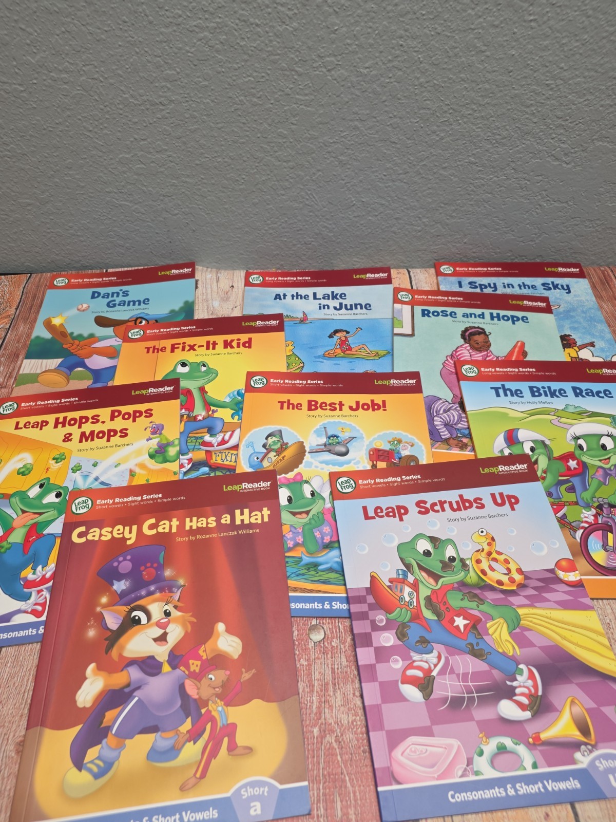 Lot 10 Leapfrog LeapReader Learn To Read Early Reader Series