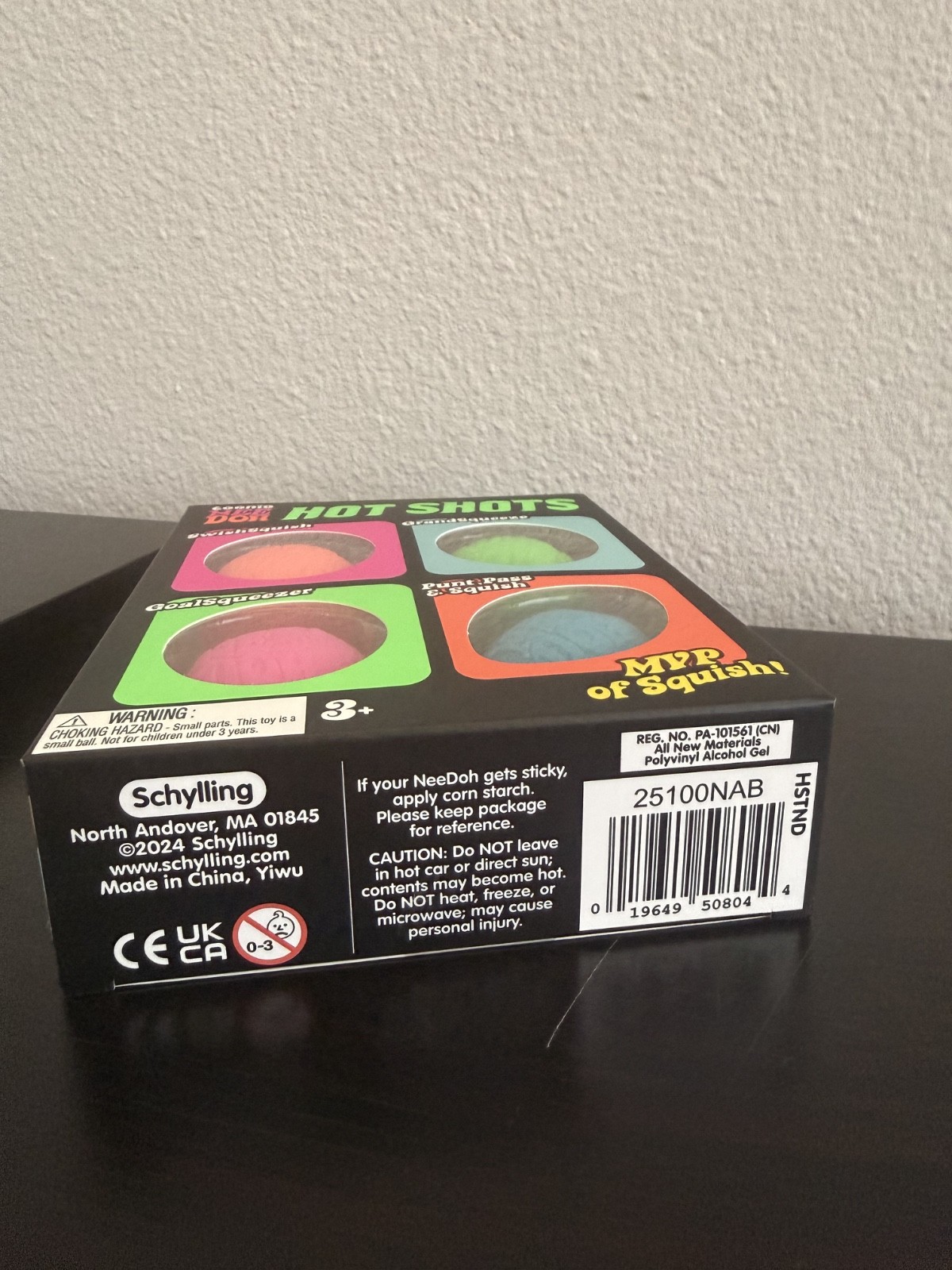 NeeDoh Teenie Hot Shots Baseball, Soccer, Football, Basketball New In Box