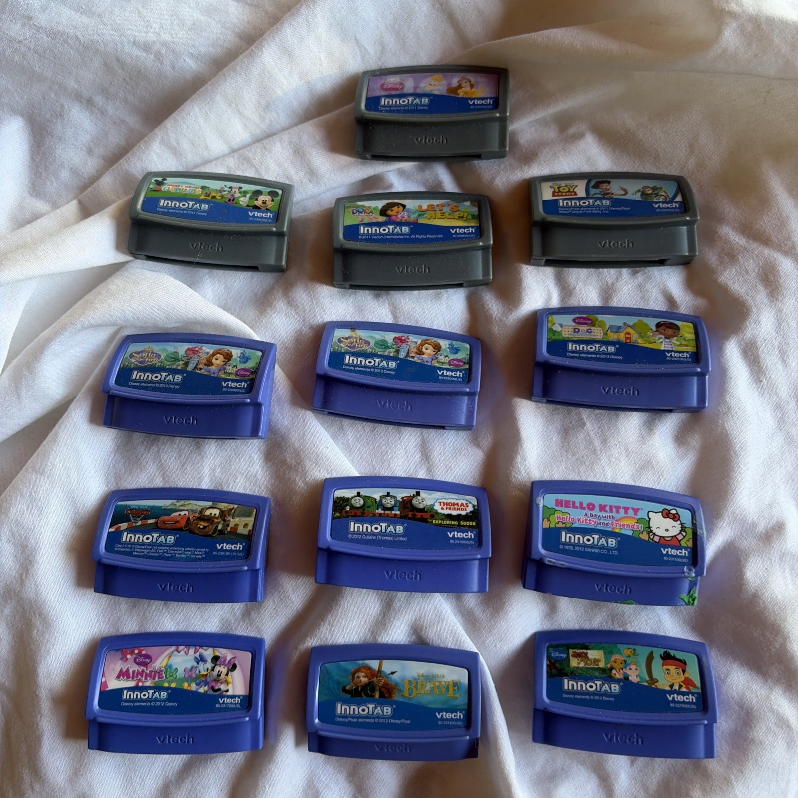 Lot of 13 Vtech InnoTab Tablet Game System Cartridges Learning Kids