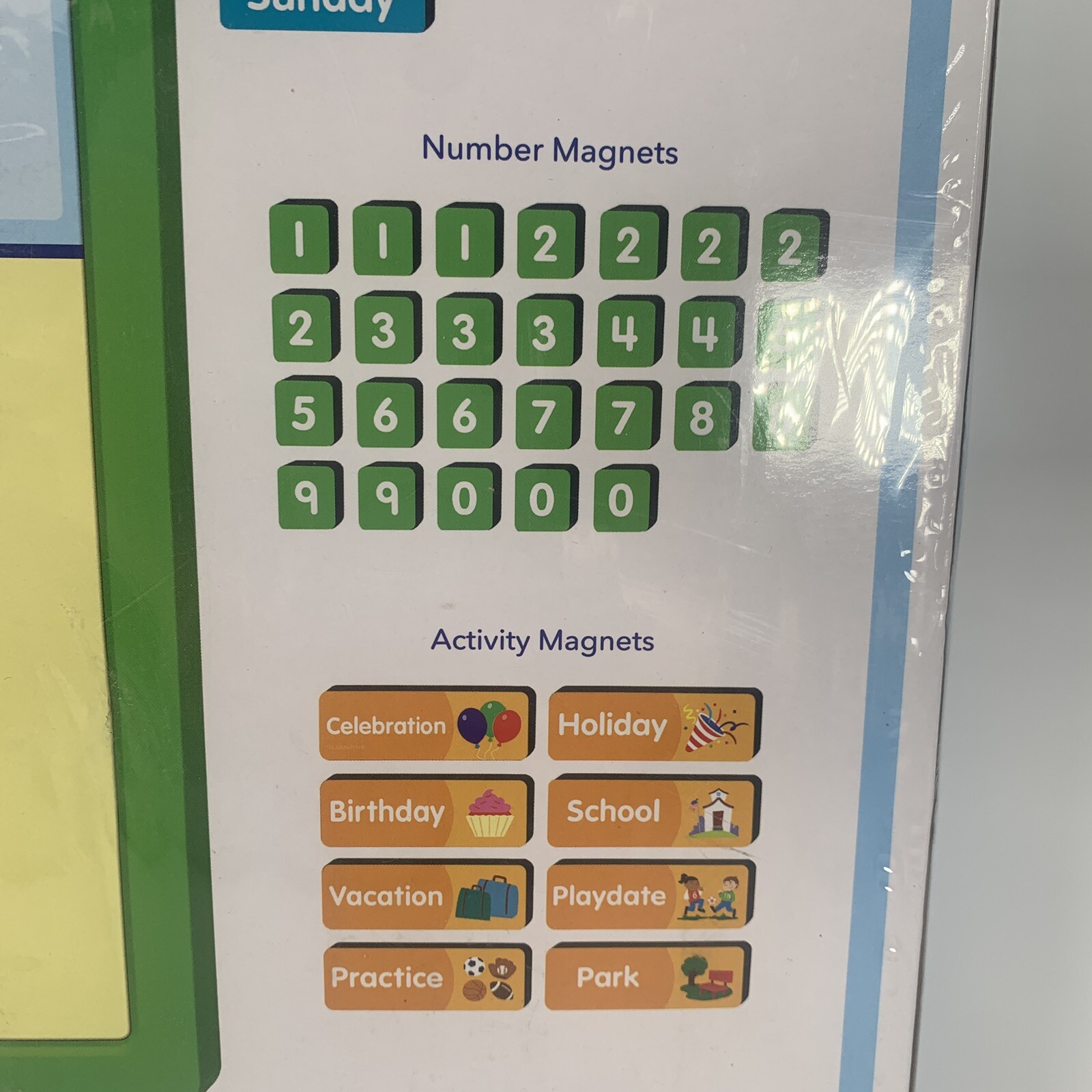 LAKESHORE Learning Magnetic Daily Calendar Activity Center Set Homeschool NEW