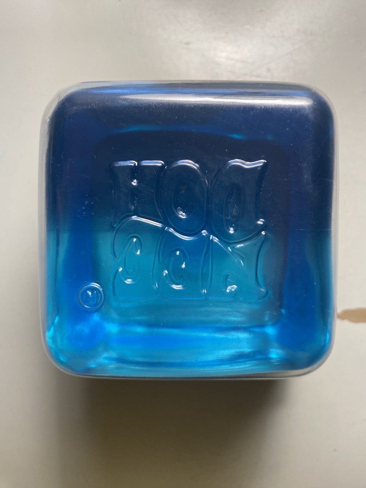 NeeDoh Nice Berg Blue XL Giant Nee Doh Niceberg Solid Squish Cube Ice Block
