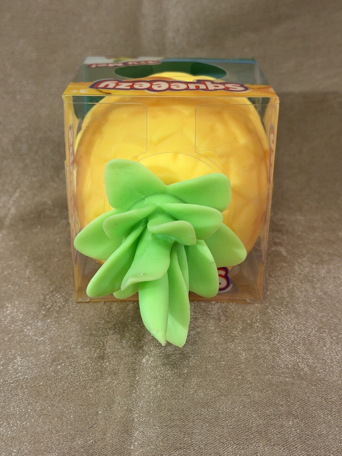 New And Sealed Sunny Days Squeeezy Pineapple Squeeze/Stretch/Fidget/Stress Toy