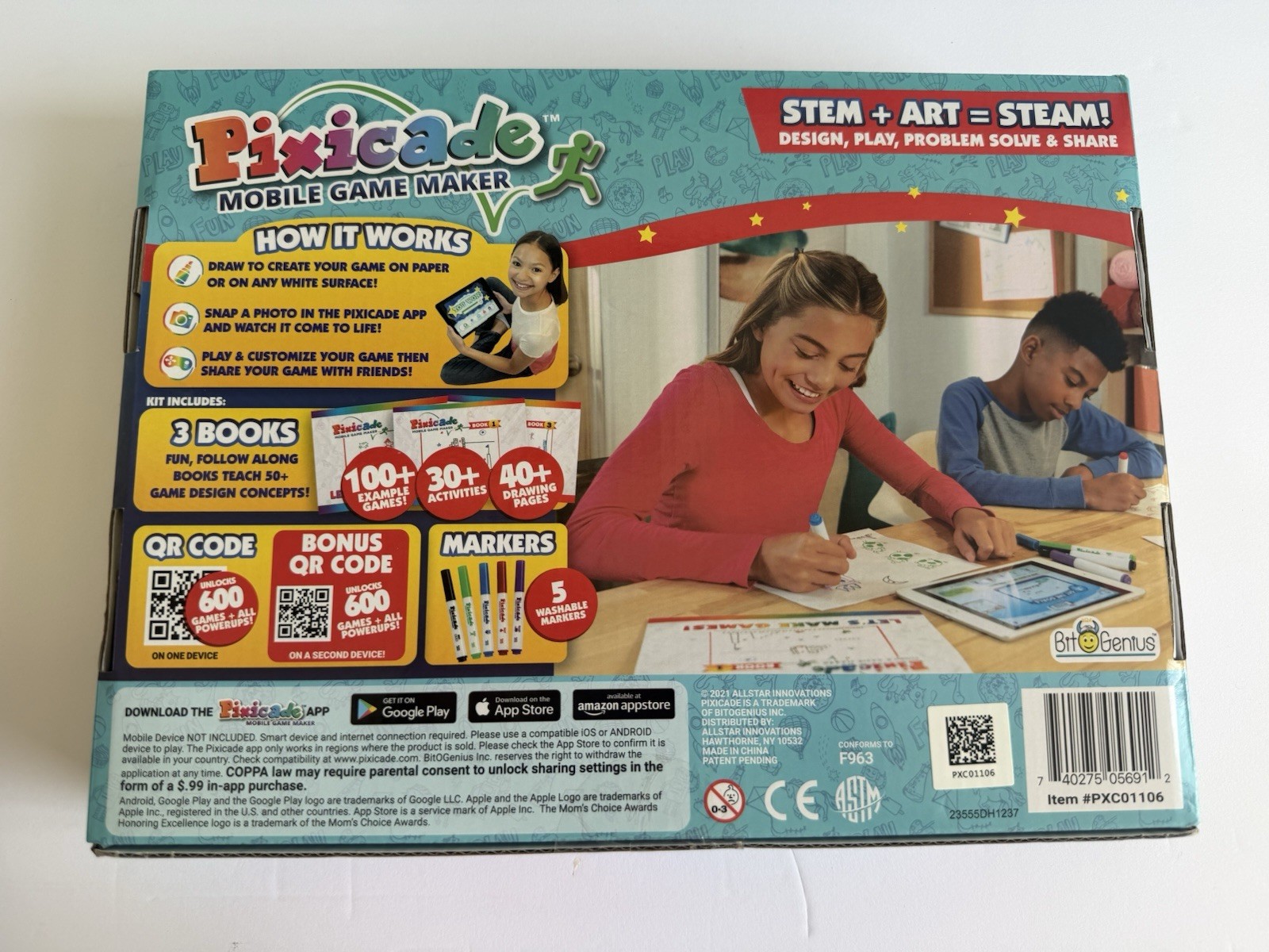 Pixicade Mobile Game Maker Kit Create & Play 1200 Games STEM BRAND NEW