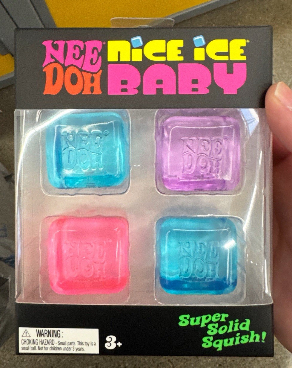 Needoh Nice Ice Baby Bundle (Mini Nice Cubes) 4 Pack Brand New