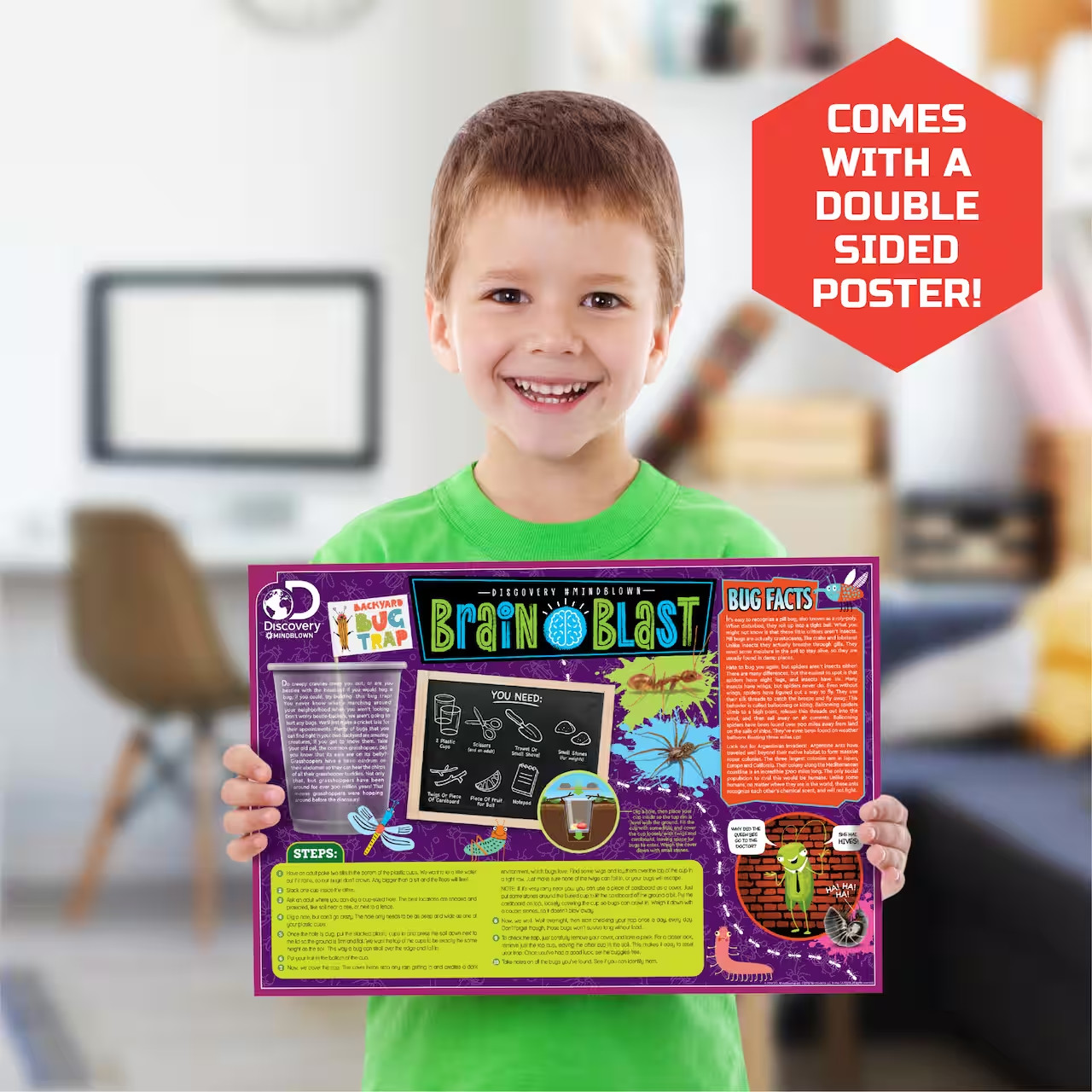 NEW Discovery Mindblown STEM 2-Dinosaur Fossil Skeleton Dig Kit T-REX+VELOCIRAPT