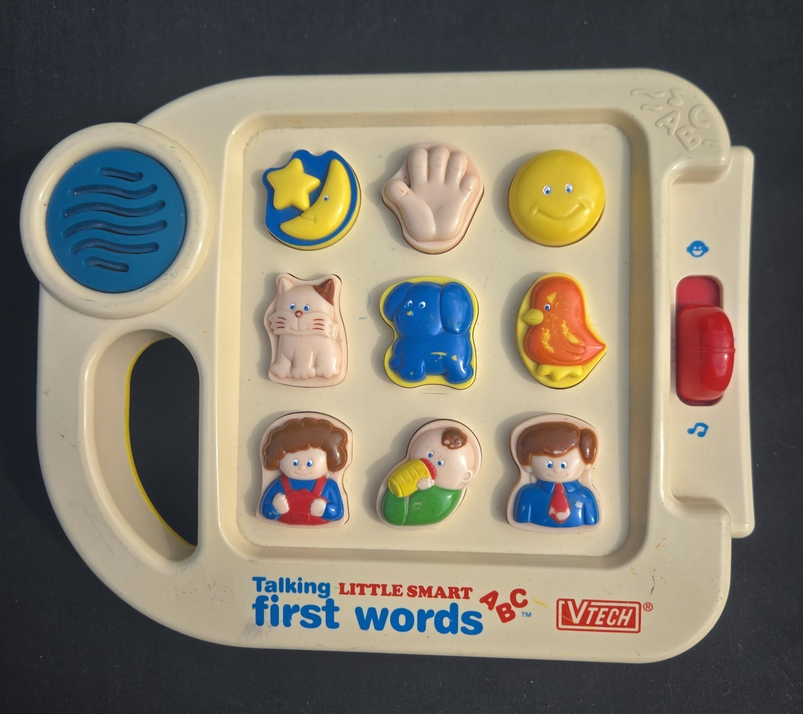 1990s V-TECH little Smart ABC First Words Music Learning Push Button Animals