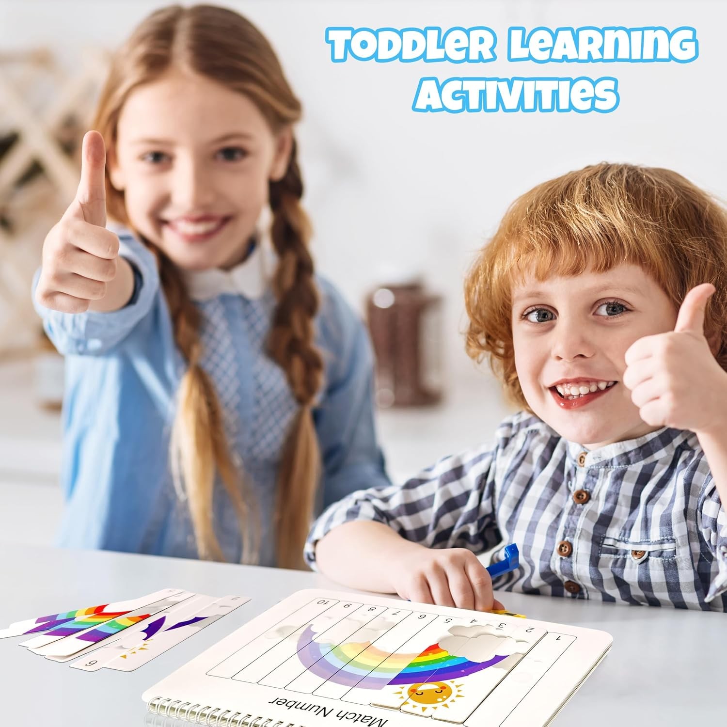 Busy Book for Toddlers, Montessori Toys 3 4 5 6 Years Old, Autism…