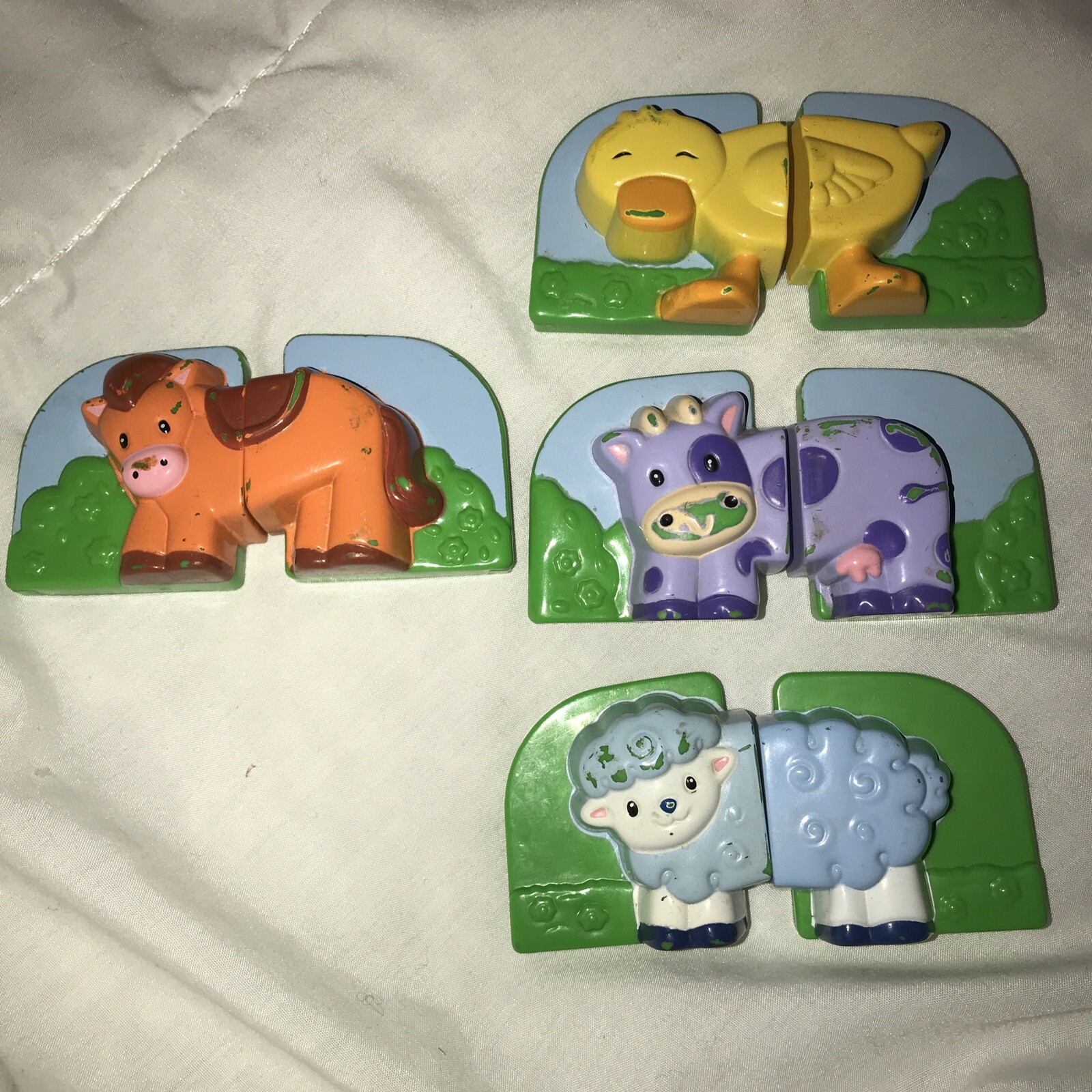 Leapfrog Fridge Phonics Farm Animal Replacement Lot – Horse, Cow, Sheep, Duck