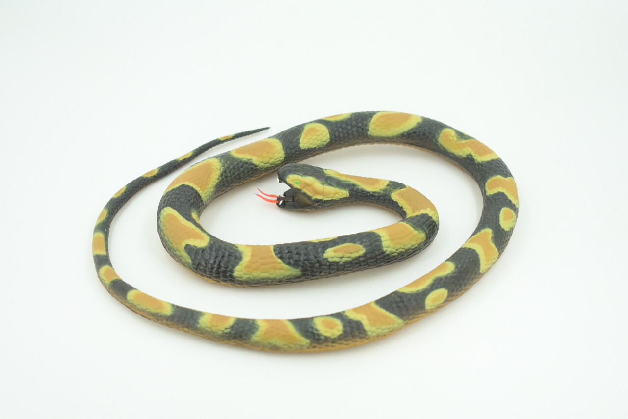 Ball Python Snake, Rubber Snake Toy, Realistic, Replica, Gift, 42″ WR23 BB316