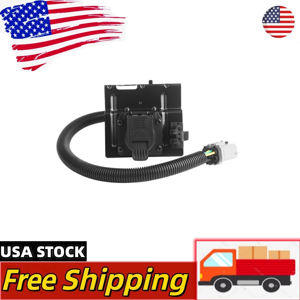 4 & 7 Pin Trailer Tow Wiring Harness Plug Fit for 1999-2001 Ford F250 F3