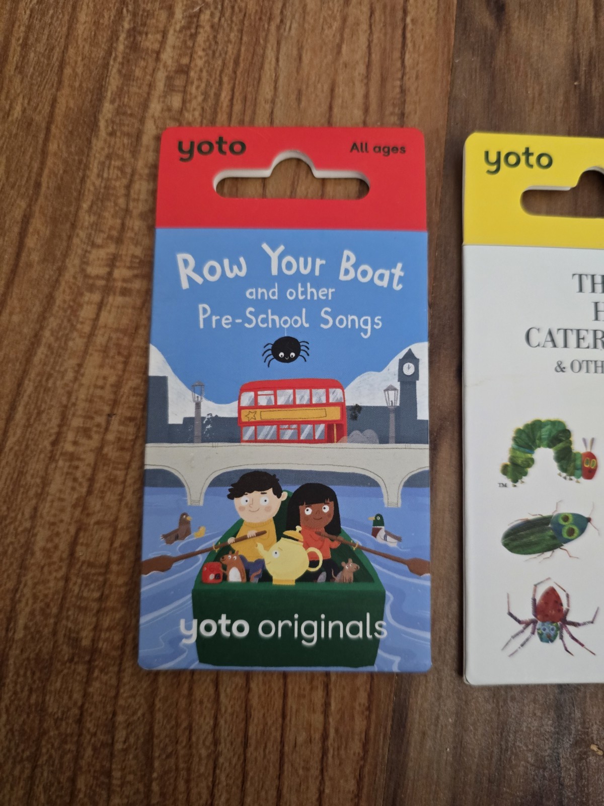 Yoto Player Row Your Boat and The Very Hungry Carterpillar And Other Stories New