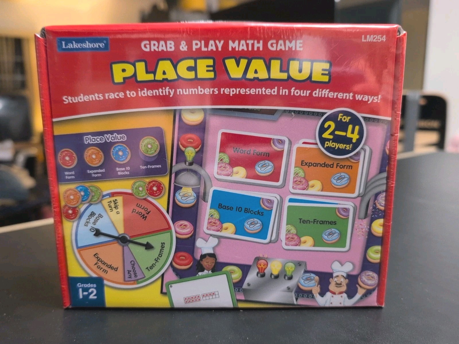 LAKESHORE Learning Math Games Lot of 2 Place Value & Subtraction Grade 1-2