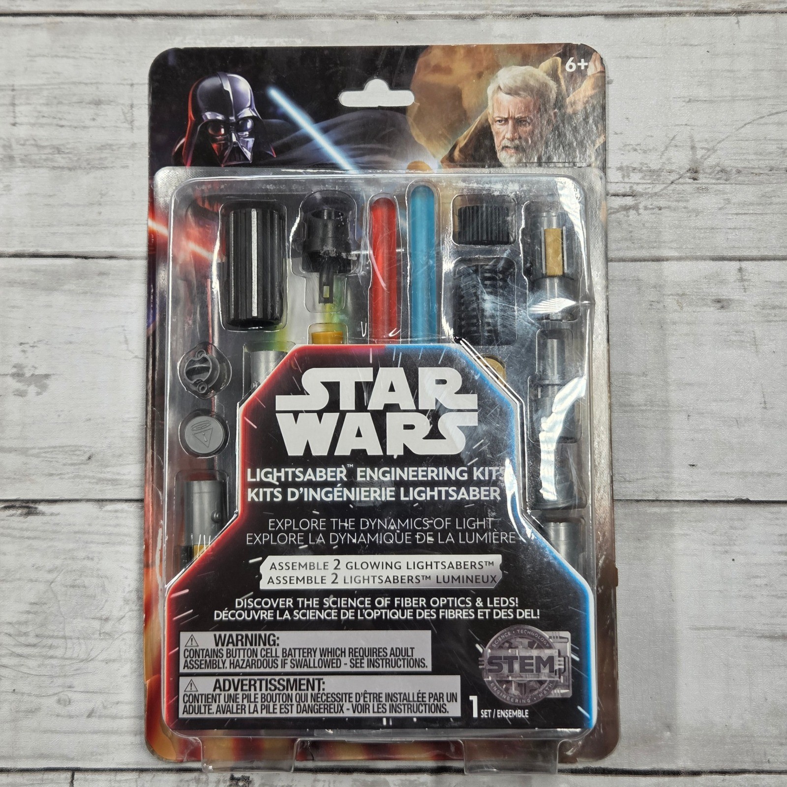 Star Wars Lightsaber Engineering Kit STEM Toy Kids LED Set