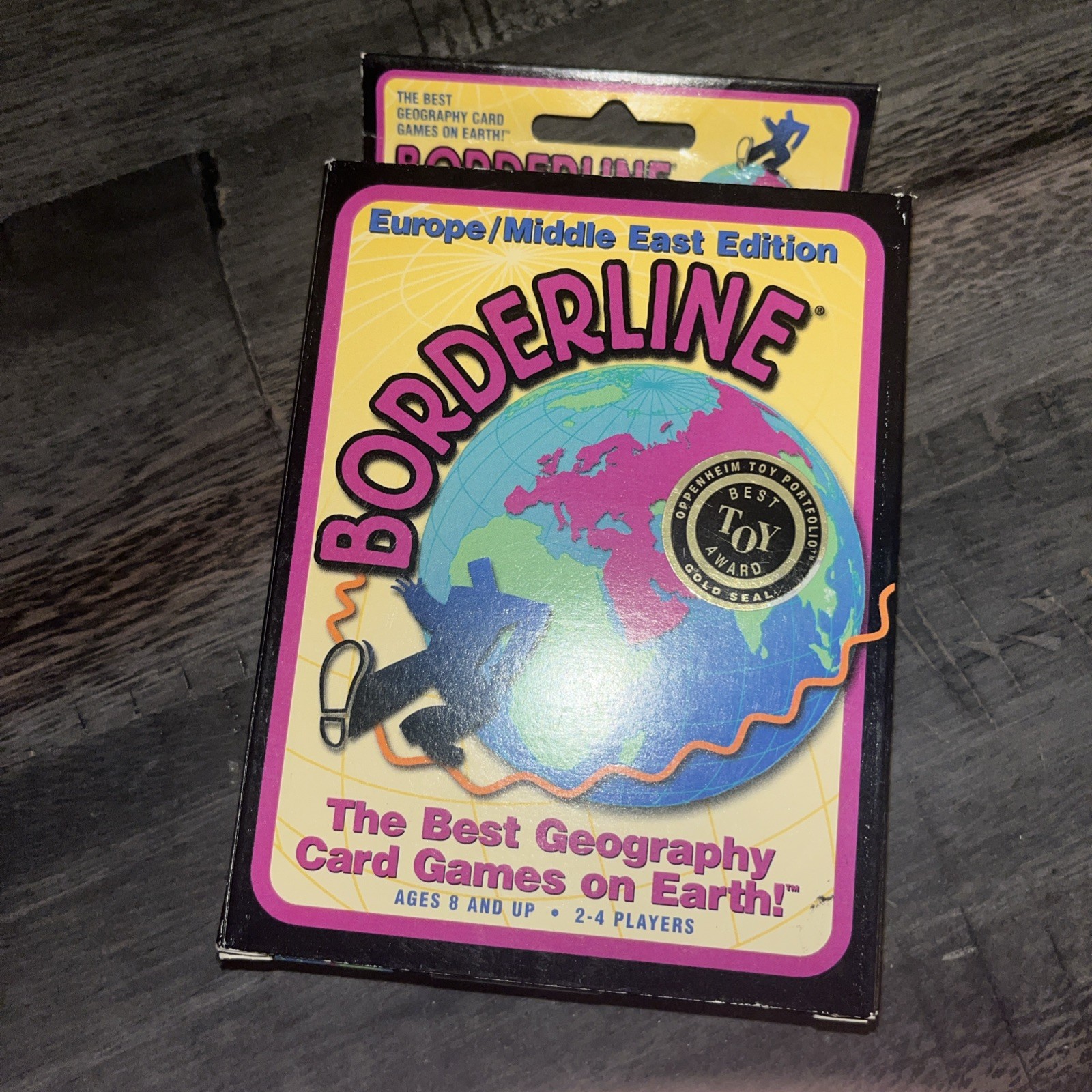 Borderline Geography Card Game Europe/Middle East Edition Oppenheim Toy Ages 8+