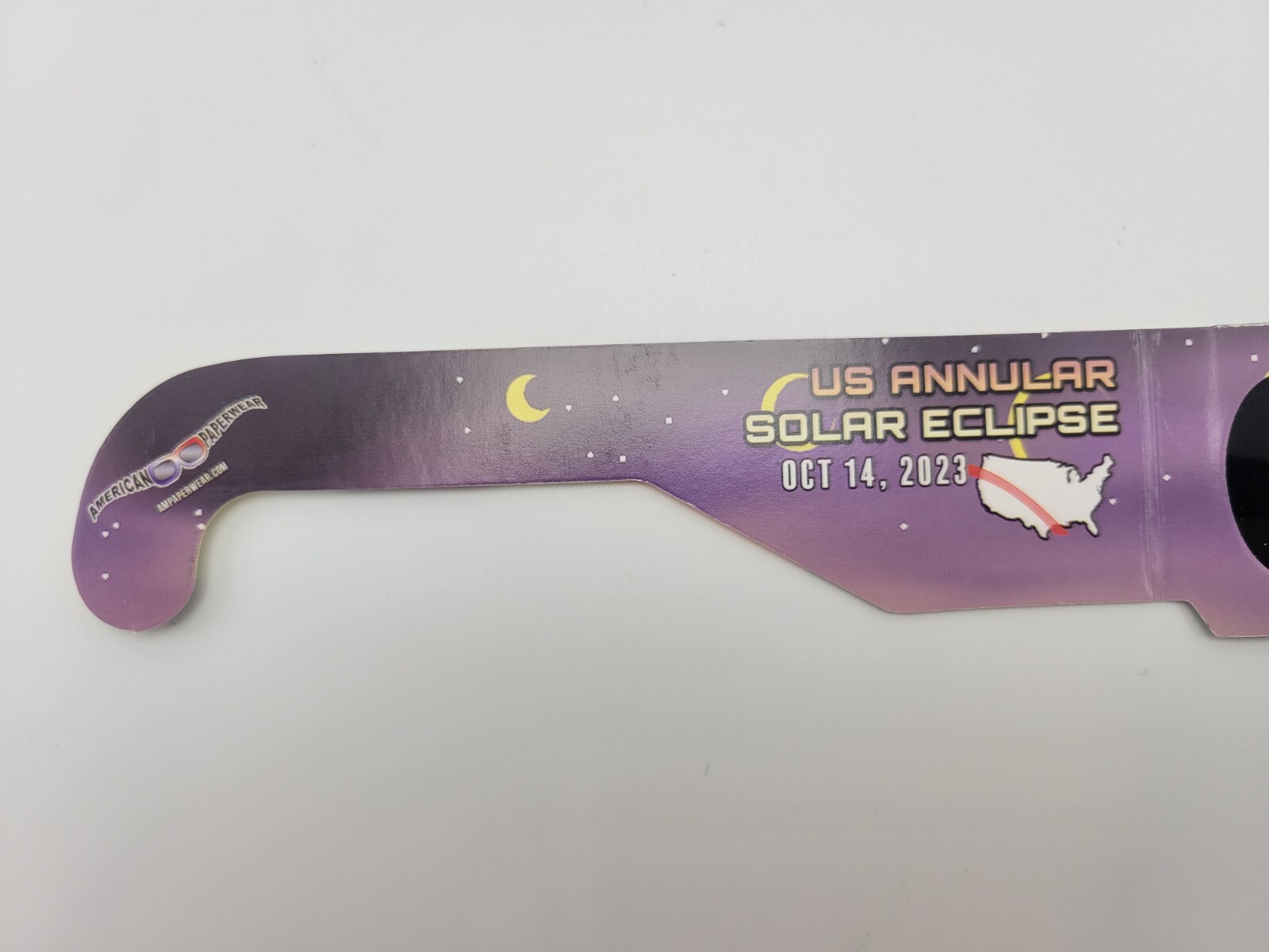 5 Pack of 2023 Solar Eclipse Paper Glasses CE ISO Certified USA Stock Brand New