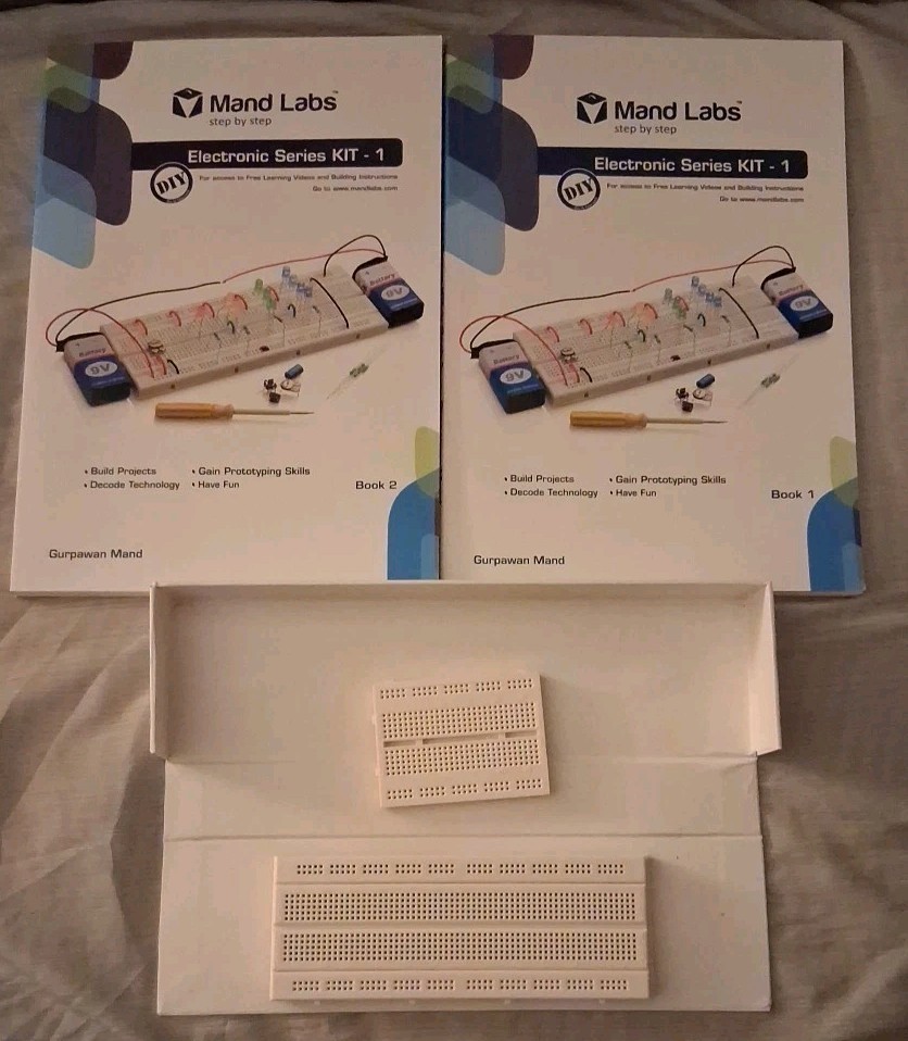 Open Box Mand Labs Electronic Series Kit 1 Premium Edition Step By Step