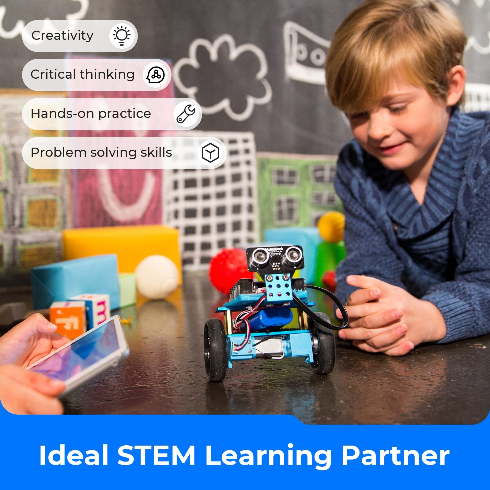 Makeblock mBot Ranger 3-in-1 Educational Robot Kit, Learn Coding with Scratch