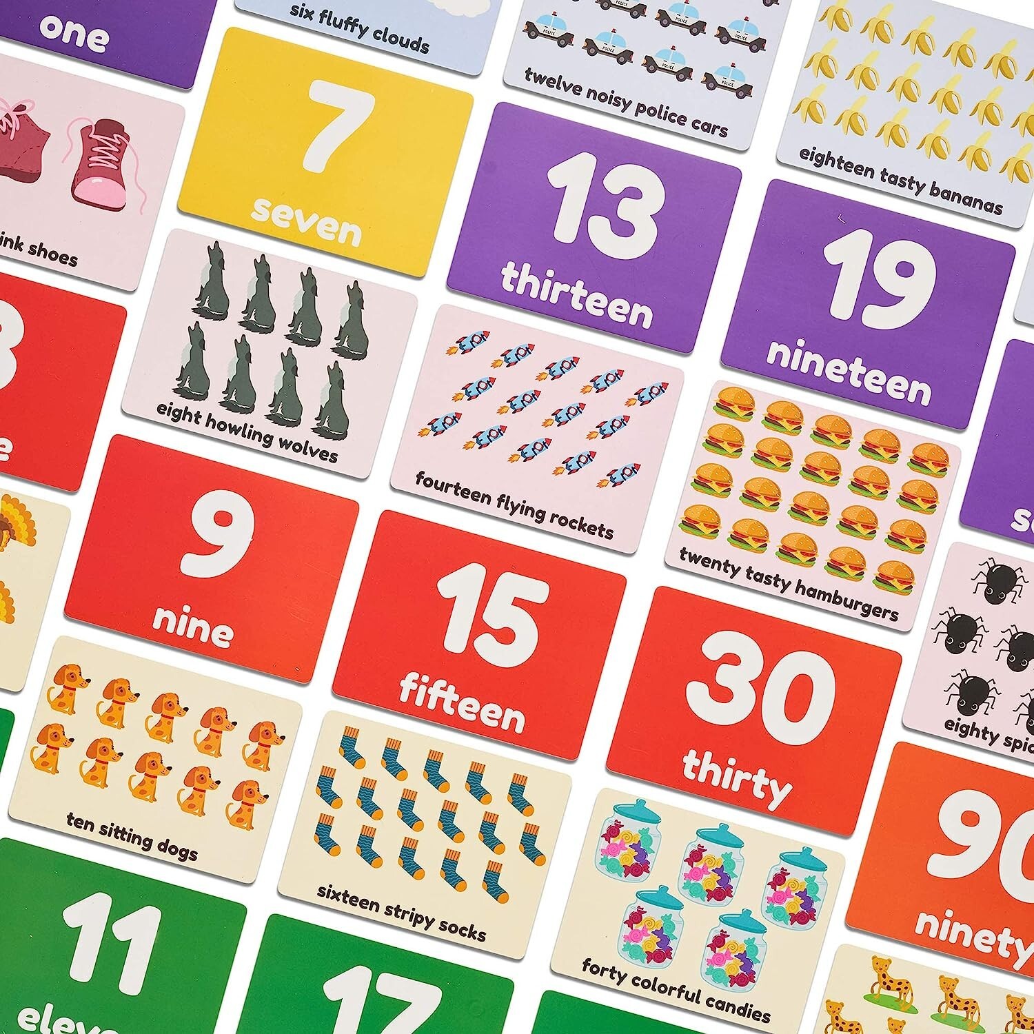 My First Flash Cards for Toddlers – 101 Cards- 202 Sides – Learn Shapes, Numbers