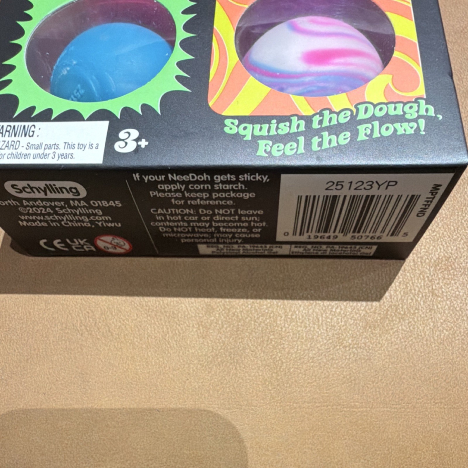 Nee Doh Lot of 7 Hot Shots Swirl Fuzz Ball Fab Four Funky Pup Donut Holes