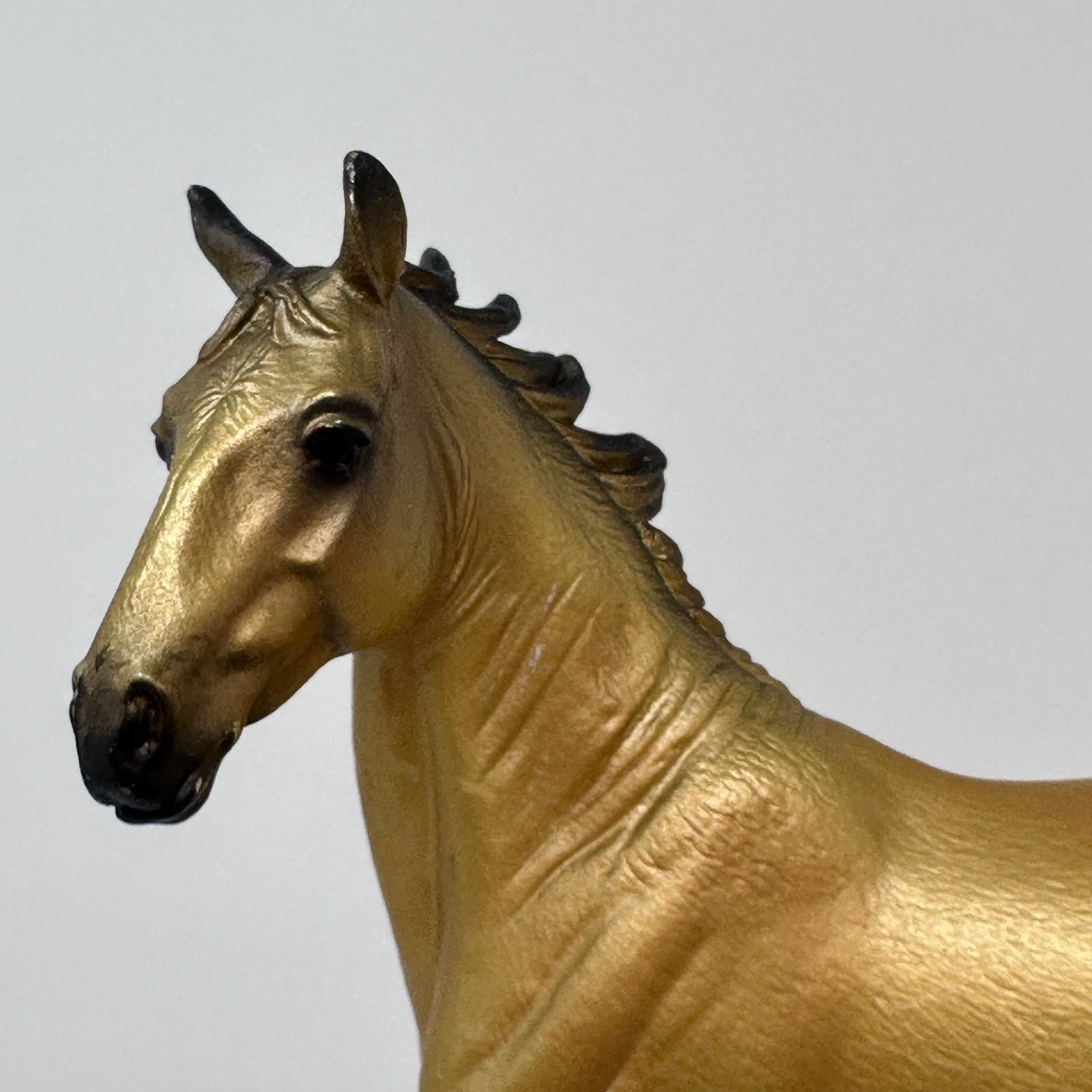 CollectA Akhal Teke Mare Figure Buckskin Horse Pony Stallion Figurine 6.5″ 2013