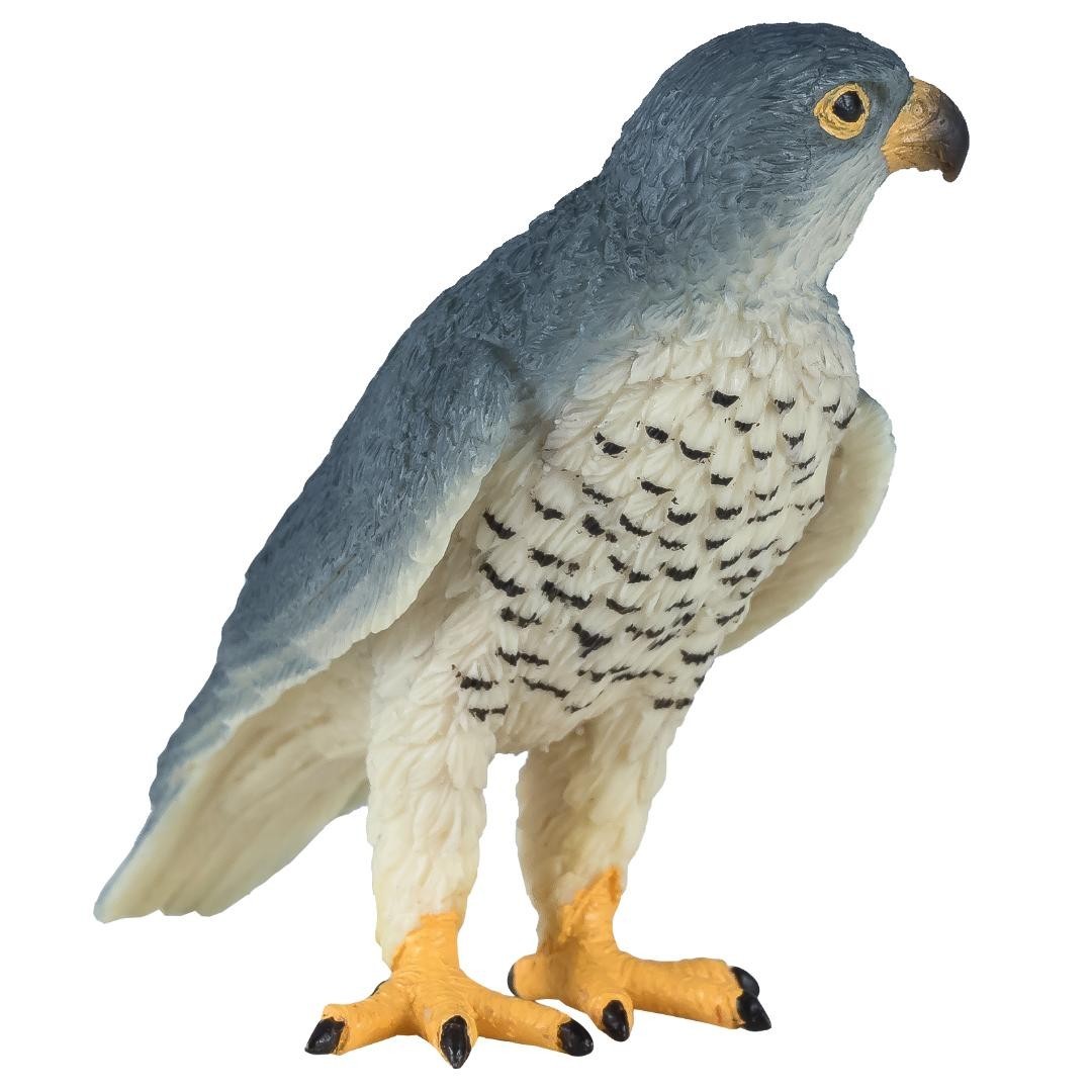 Peregrine Falcon Figurine – Small Hand Painted Wildlife & Bird Toy Figure – Mojo
