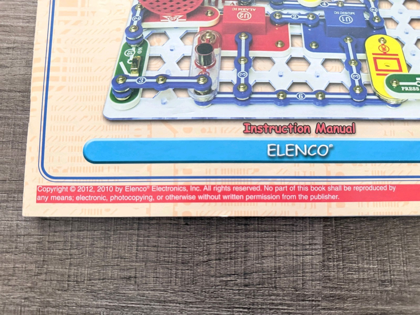 Elenco Snap Circuits Electronics Parts Lot with Manual – As Is / No Warranty