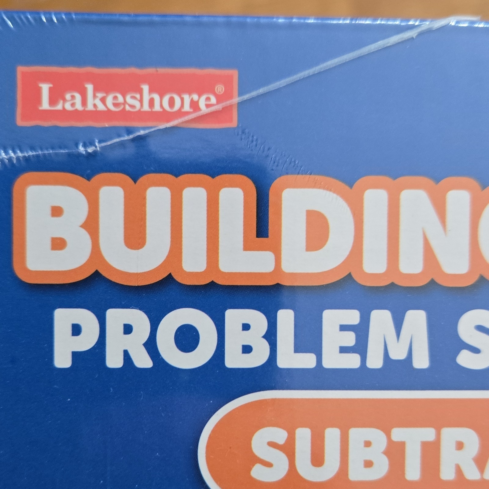 Lakeshore Building Bricks Problem Solving Kit Subtraction Ages 4-7 in plastic