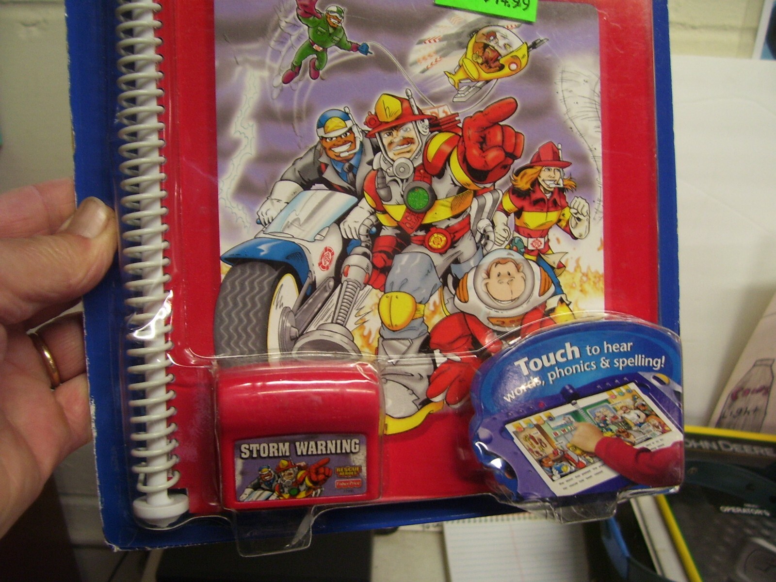 2 Fisher Price Power Touch Intermediate Readers, Storm Warning, Talent Show NIP