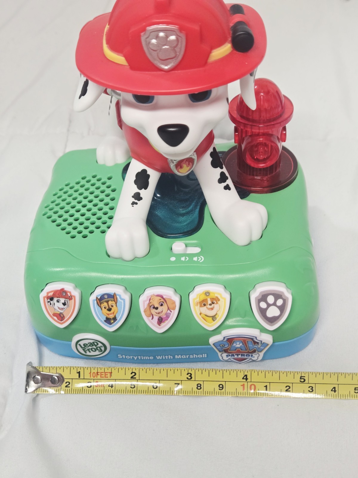 LeapFrog PAW Patrol Storytime With Marshall Nightlight Sound Toy Works Story