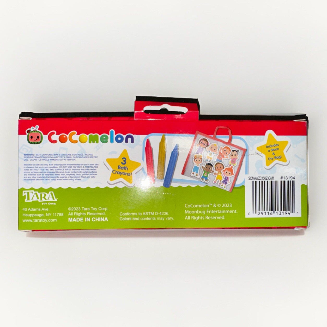 2 Sets Cocomelon Bath Playtime Activity: 16 Foam Pieces, 6 Bath Crayons, 2 Bags