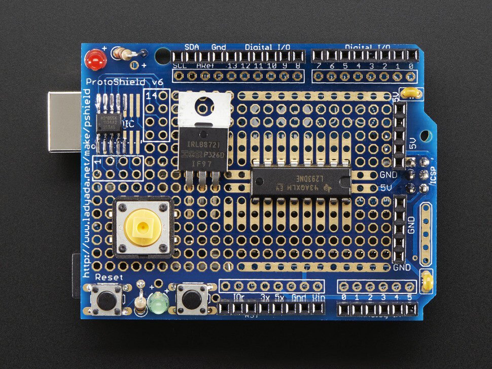 [ Adafruit ] Proto Shield for Arduino Unassembled Kit – Stackable – Version R3