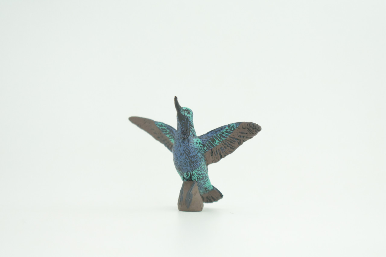 Hummingbird toy, Blue and Green, Realistic Bird Model, 2 3/4 Inches CH869 BB199