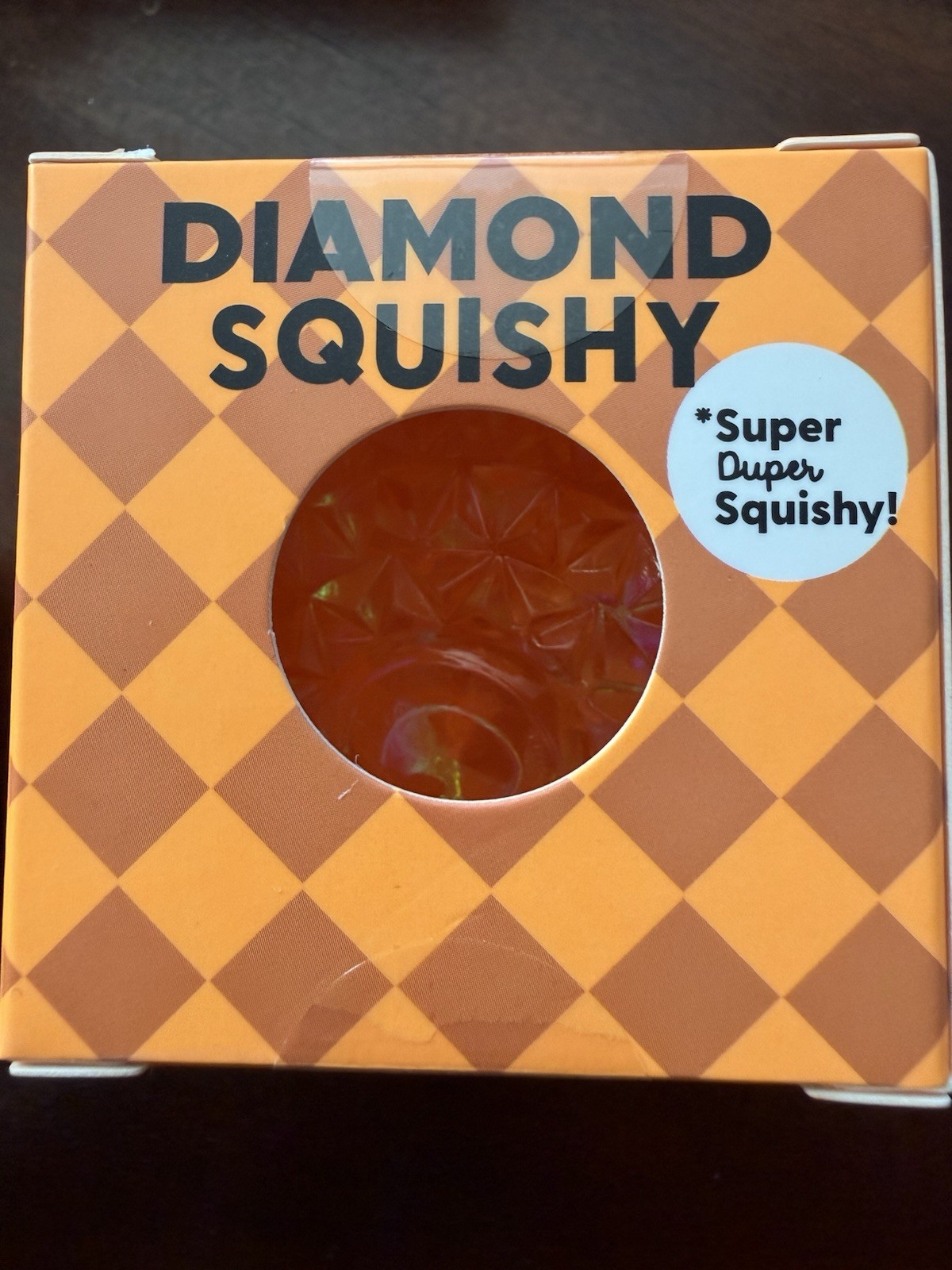 NEW J’adore Diamond Squishy Super Duper Squishy Orange