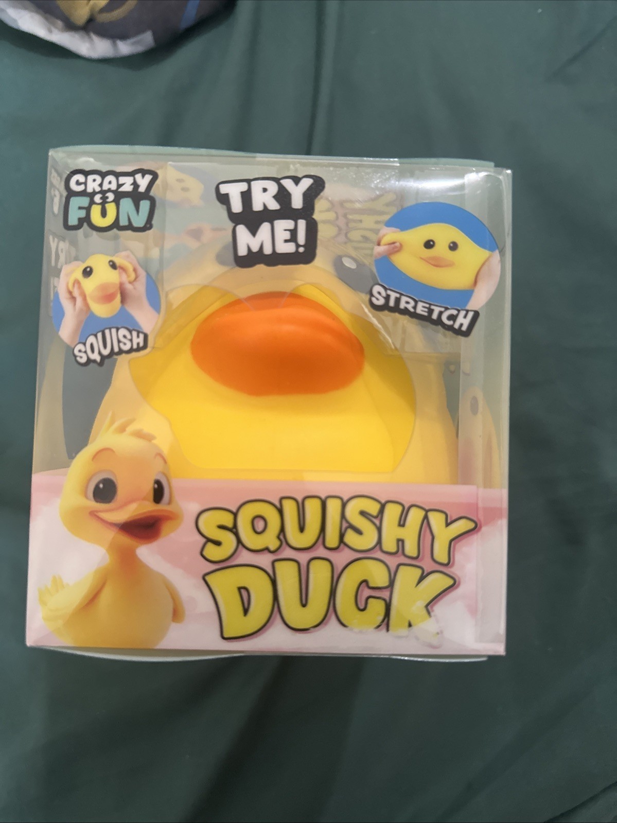 RMS Crazy Fun Squishy Duck Yellow Stretchy Squishy Toy 🔥Like Needoh
