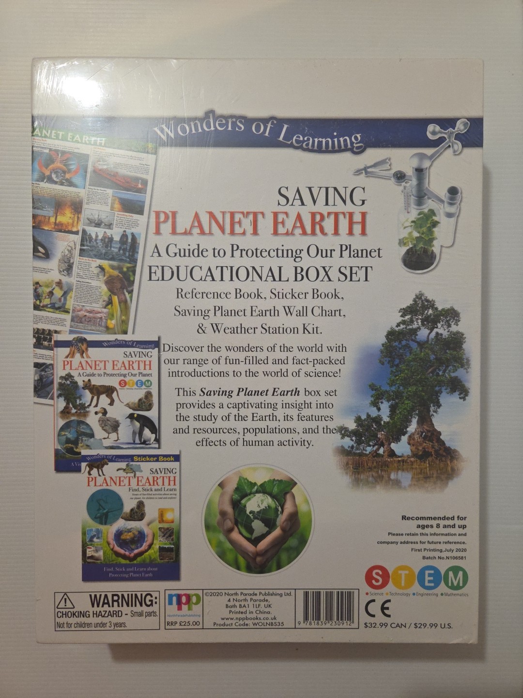 Wonders Of Learning Saving Planet Earth Box Set STEM Kids Educational Sealed NEW