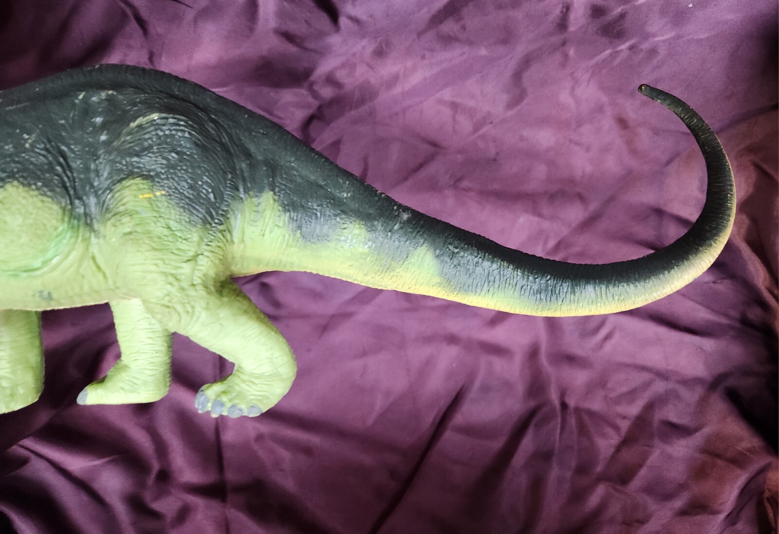 1988 Carnegie Collection Safari Ltd Apatosaurus Vintage Educational 17″ Hard PVC