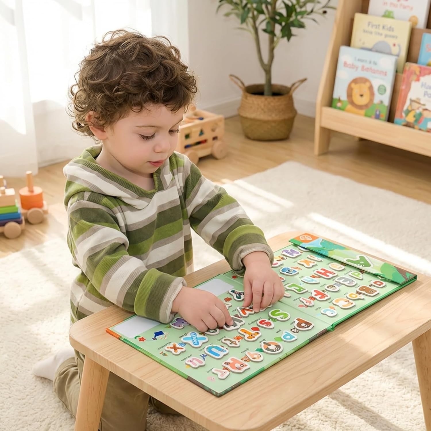 78PCS Large Magnetic Animal Alphabet Letters Educational Toy for Age 3+ Kids