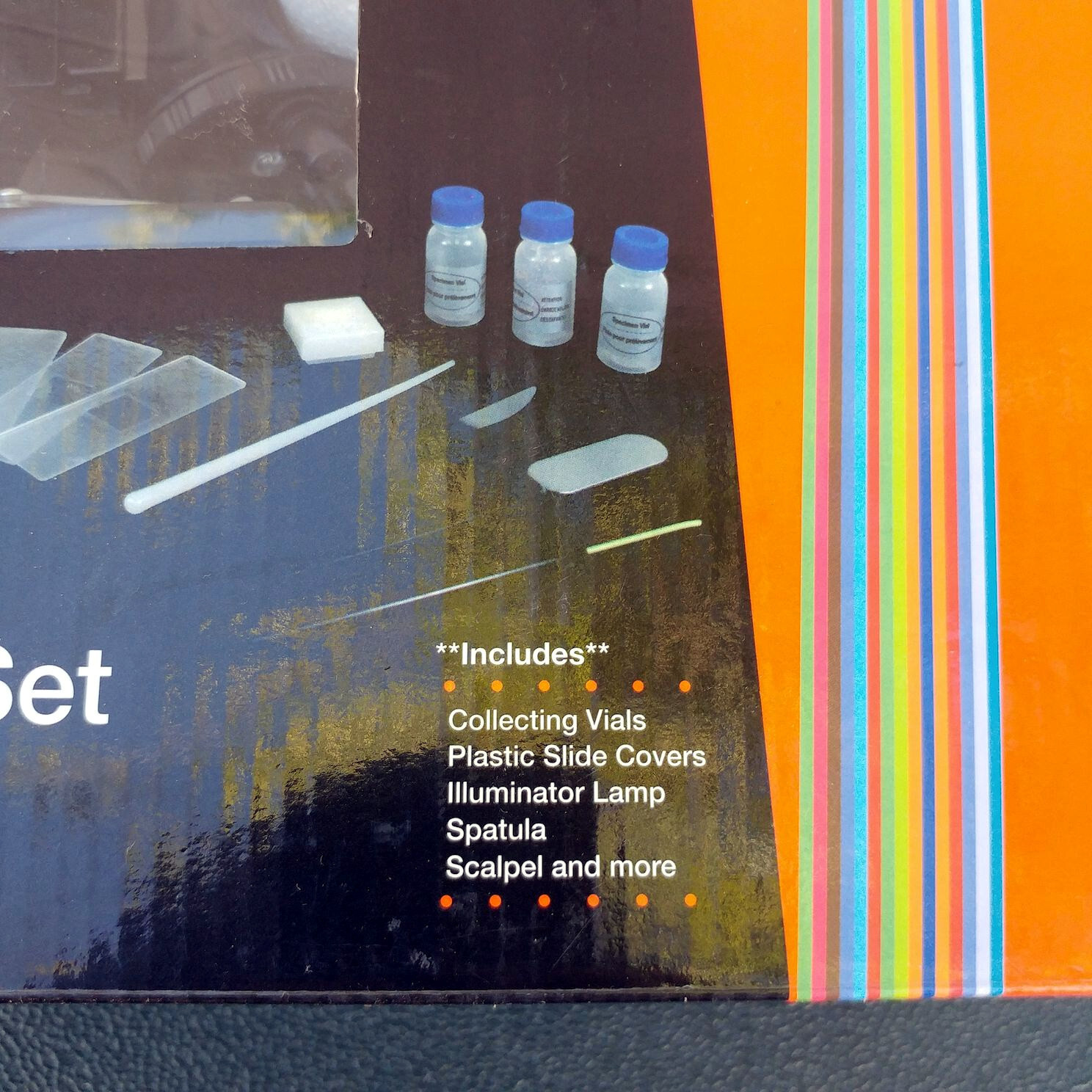 Die Cast Youth Microscope Vivitar Optics Metal 20 Piece Set 150x/450x/900x Zoom