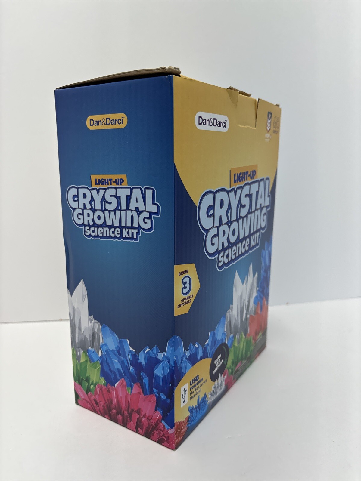 Dan&Darci Light up Crystal Growing Science Kit W/LED Display USB Powered