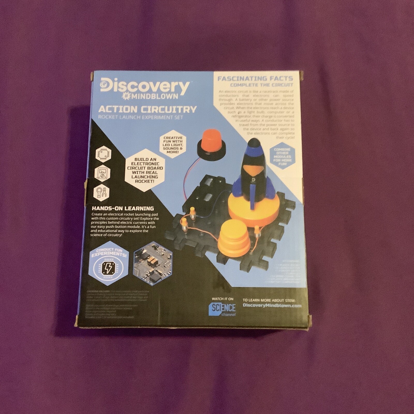 Discovery #MINDBLOWN Action Circuitry Electronic Experiment STEM Set Science Kit