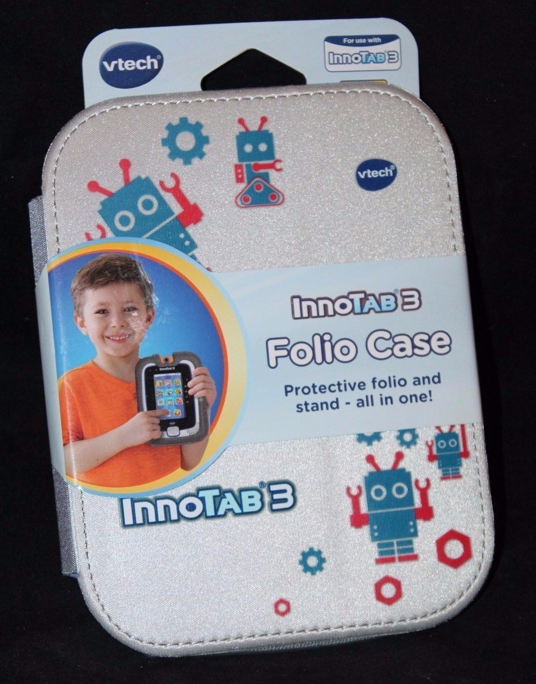 Vtech InnoTab 3 Folio Case Robot Design – Gray