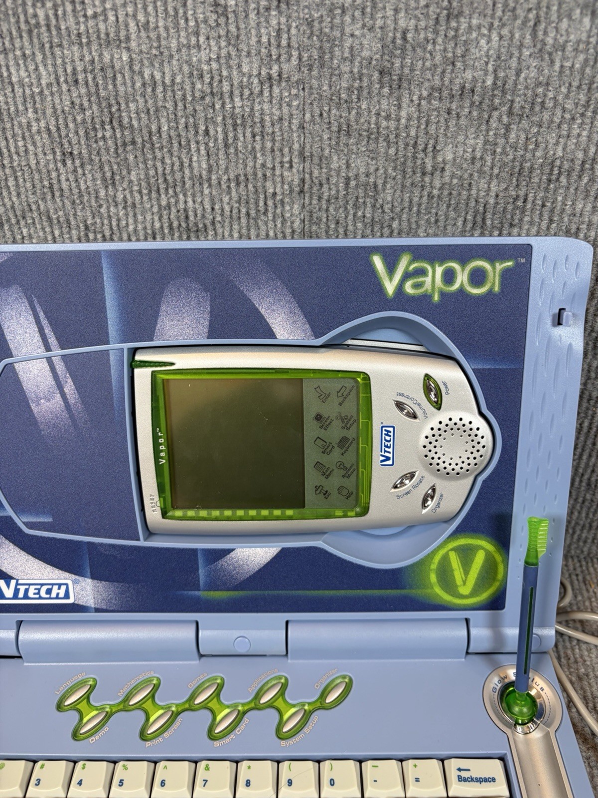 Vintage VTech Laptop w/ Handheld & Mouse TESTED RARE COMPLETE