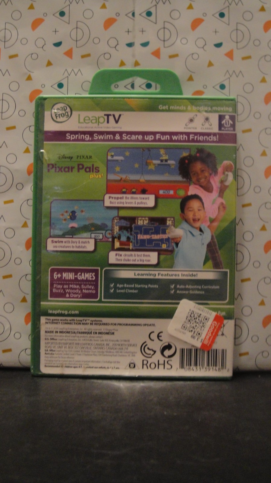 Leap Frog Leap TV Sports Educational Active Video Game Mathematics 4-7 Years