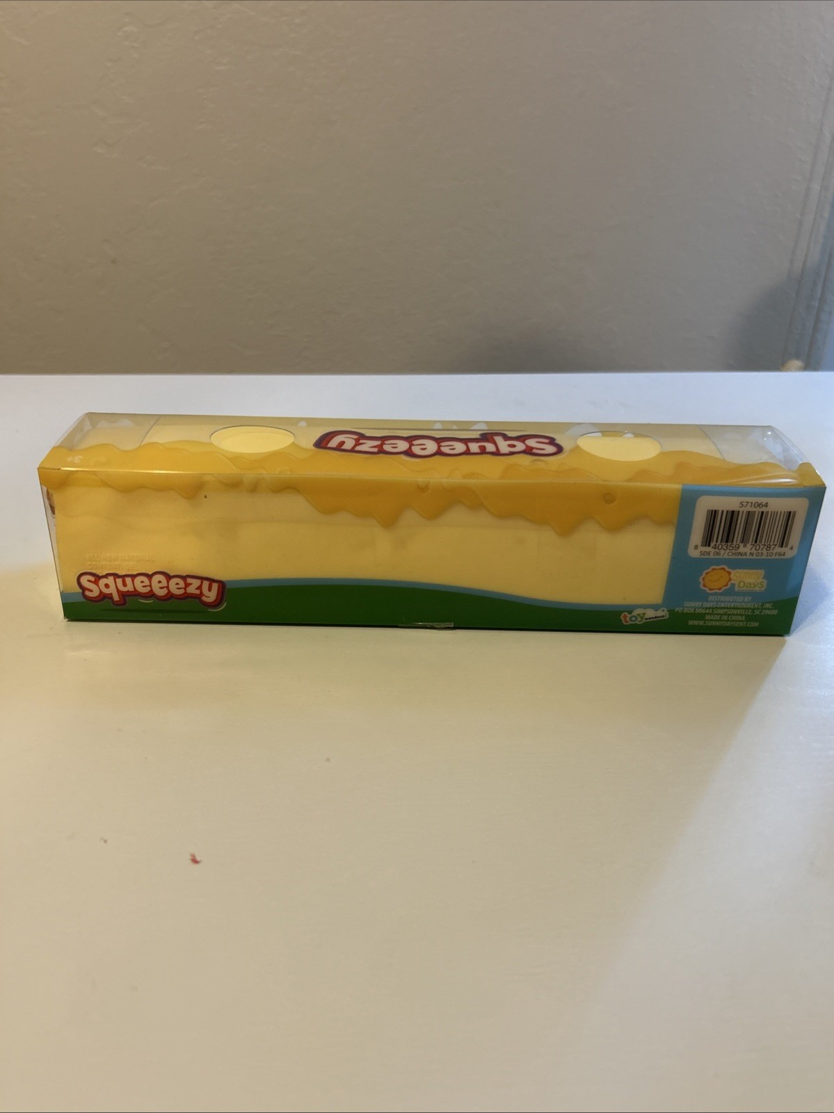 Sunny Days Jumbo Squeeezey LOT OF 4 Cheese, Banana, Butter ,carrot