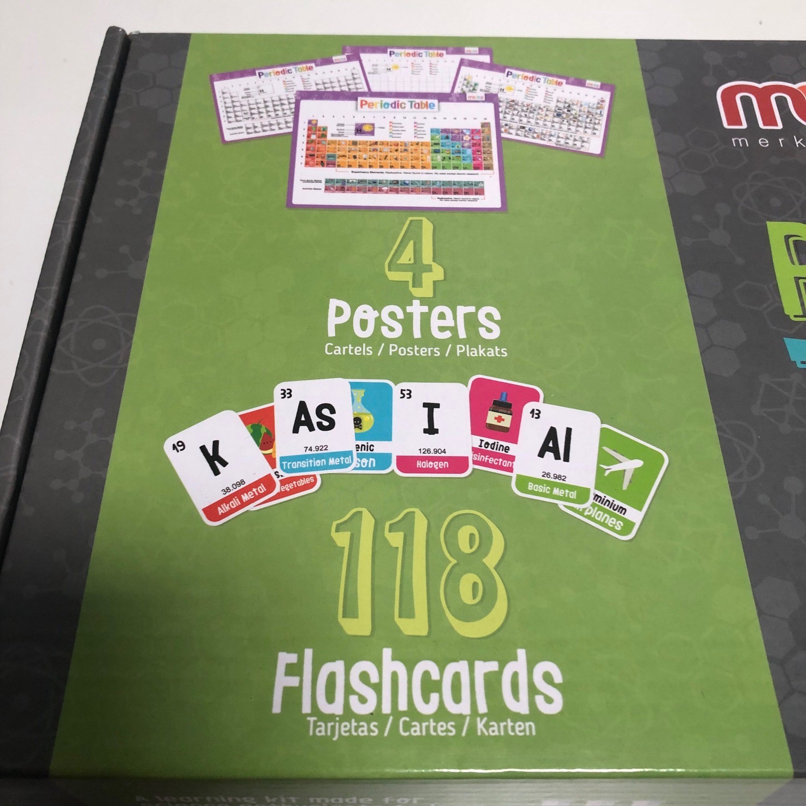 merka Periodic Table Learning Kit Kids Unisex Multicolor Science STEM Set