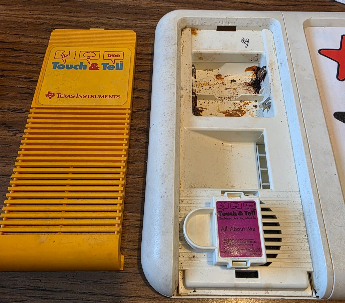 Texas Instrument Vintage 1980’s “Touch & Tell” Learning Device plus 3- Panels