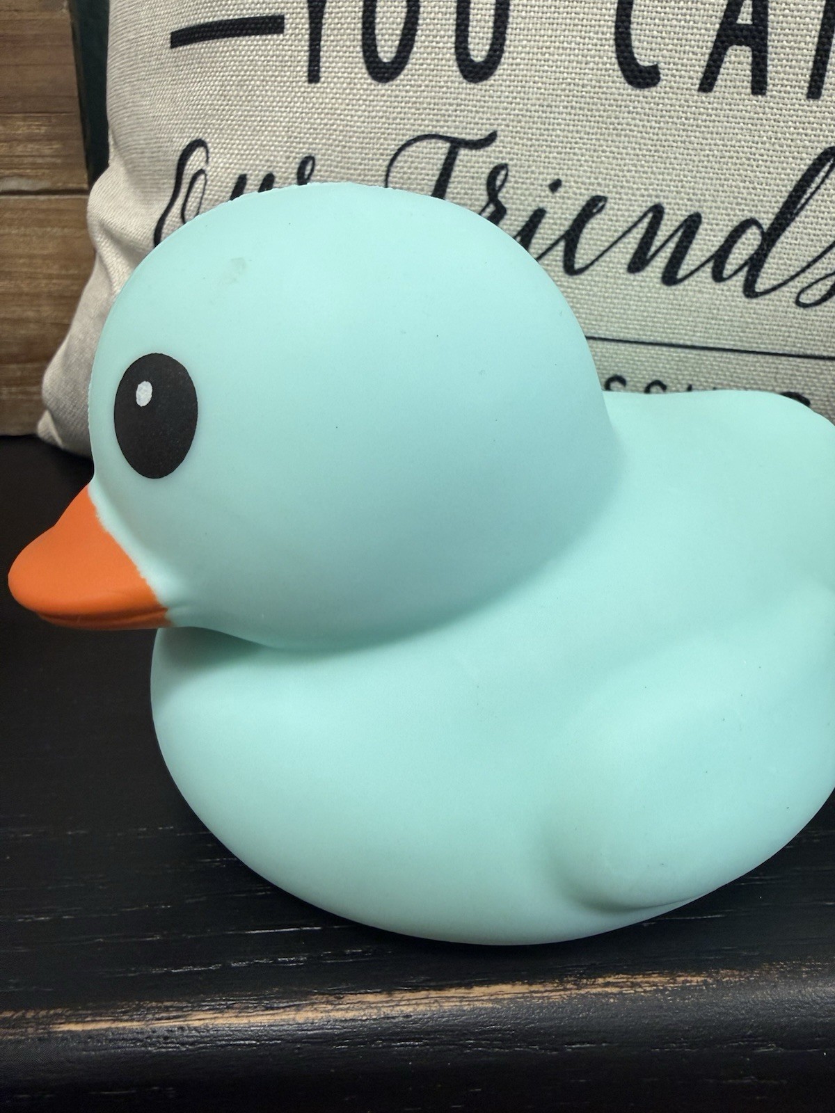 BRAND NEW Jumbo Squishy Duck Pastel Aqua 3+ Laffy Quacks 5″ Sunny Days Squishy
