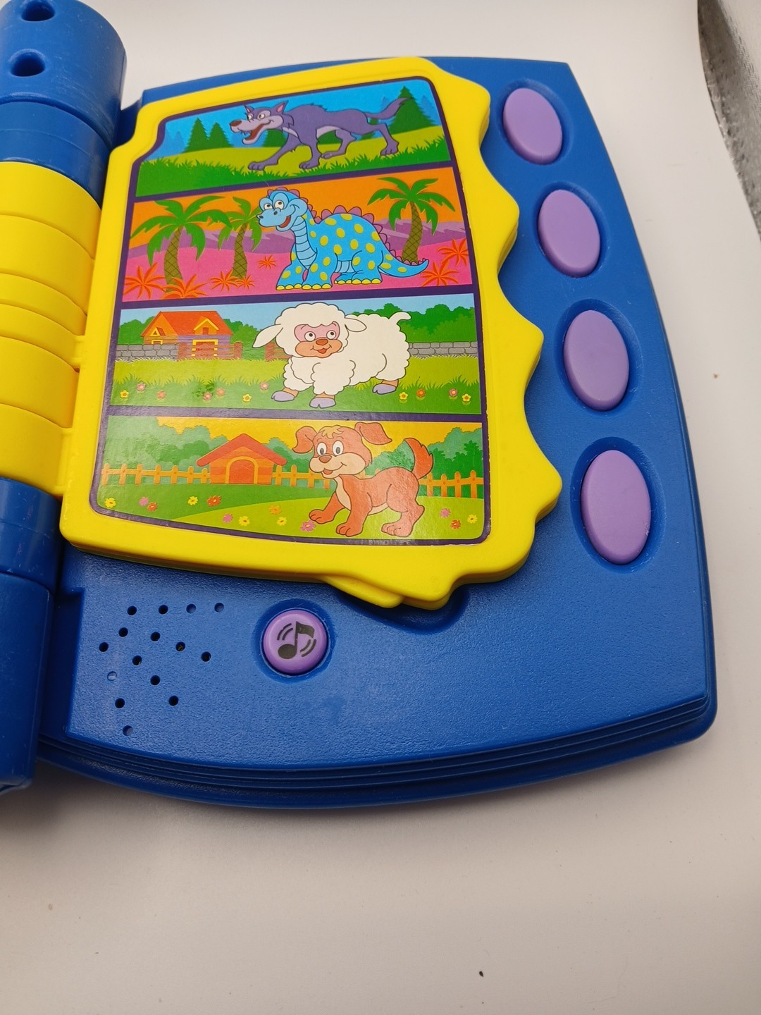 RARE My First Sound Book Vintage 1990s Talking Electronic Sound Book TESTED WORK