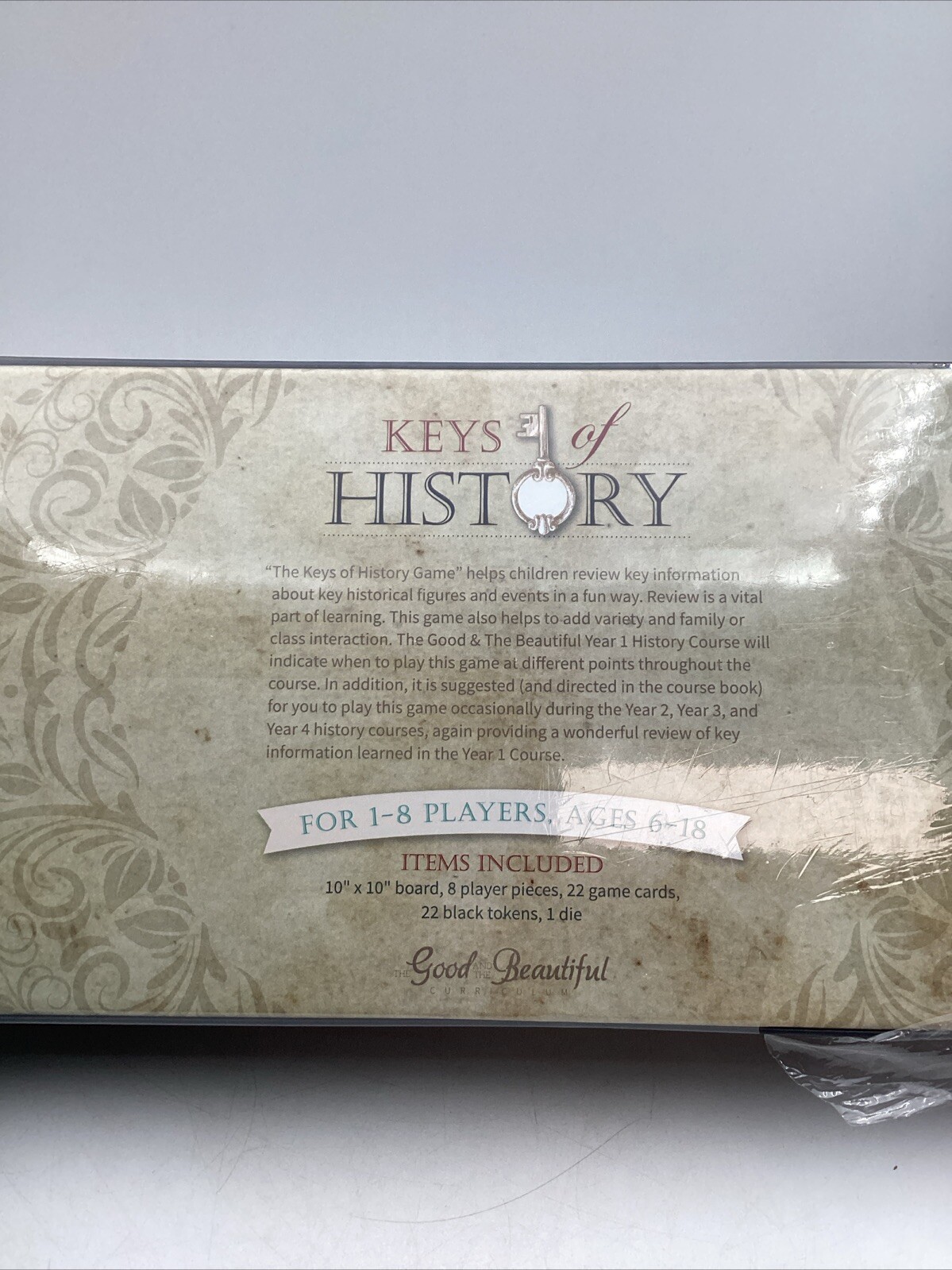 Keys Of History Year 1 Course Good And The Beautiful Curriculum Game